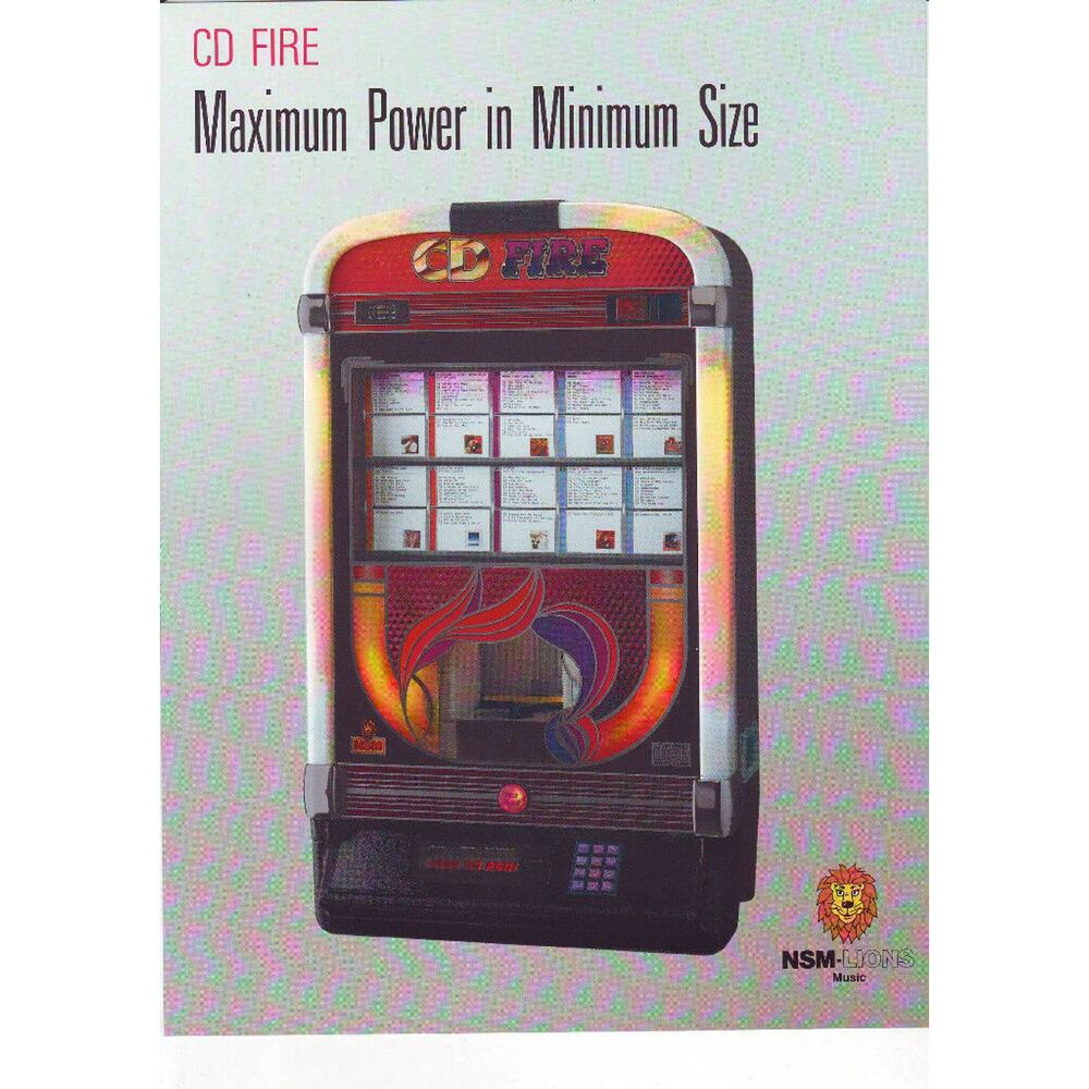 NSM Lions CD FIRE FIREBIRD Wall Box 1989 Original NOS JUKEBOX Promo Sales FLYER